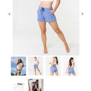 Zyia Sky Blue Club Shorts